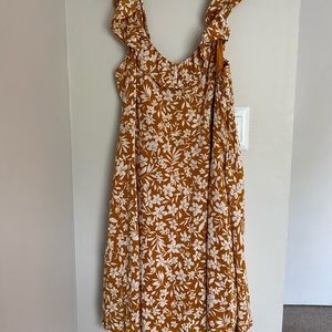 OLD NAVY CAMI DRESS | BURNT ORANGE | OFF SHOULDER